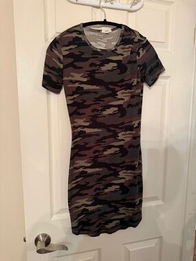 Ardene | Dresses | Ardene Green Khaki Buttonfront Dress | Poshmark